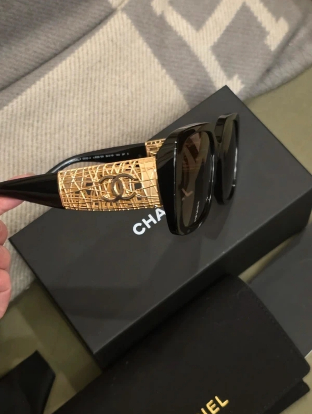 CHANEL 5532 Square Sunglasses - Picture 5 of 10